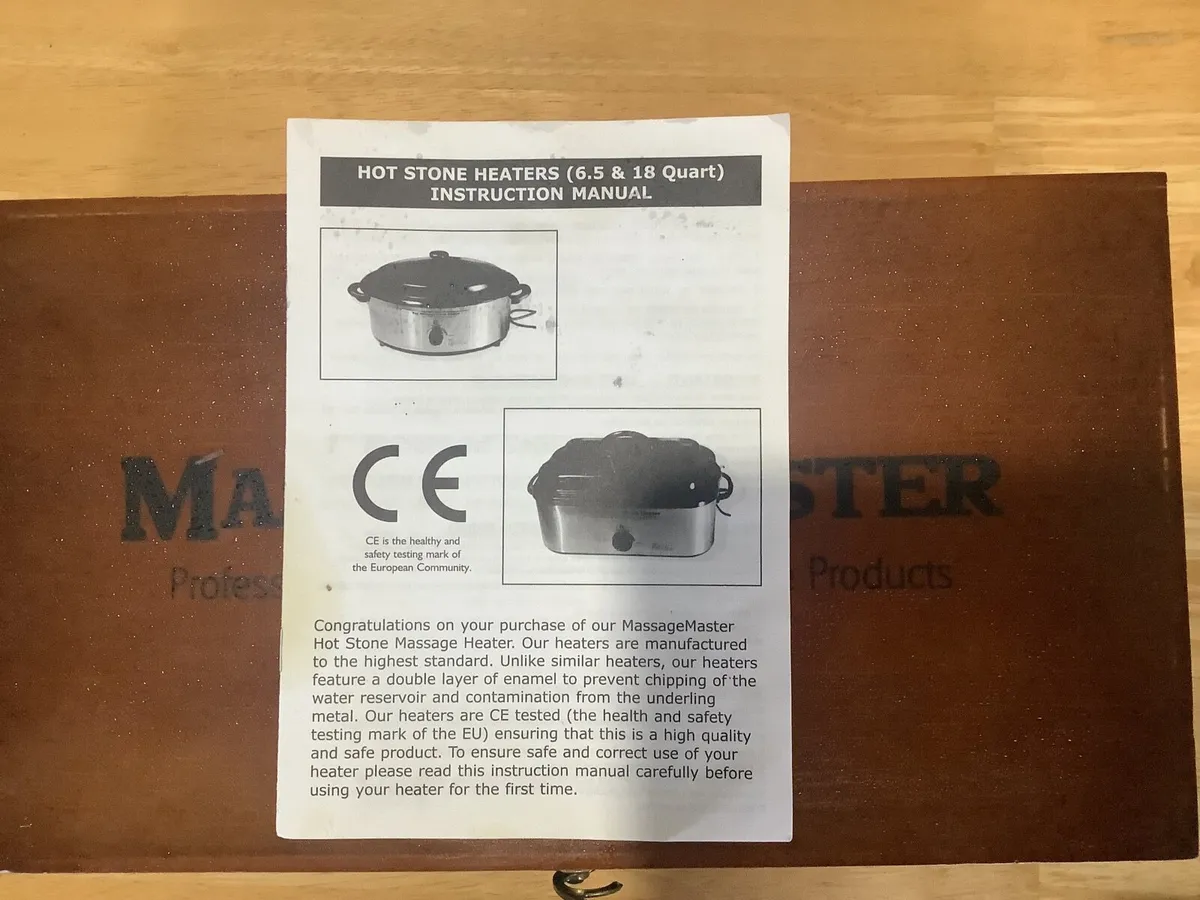 MassageMaster hot stone heater + stone set - Image 2