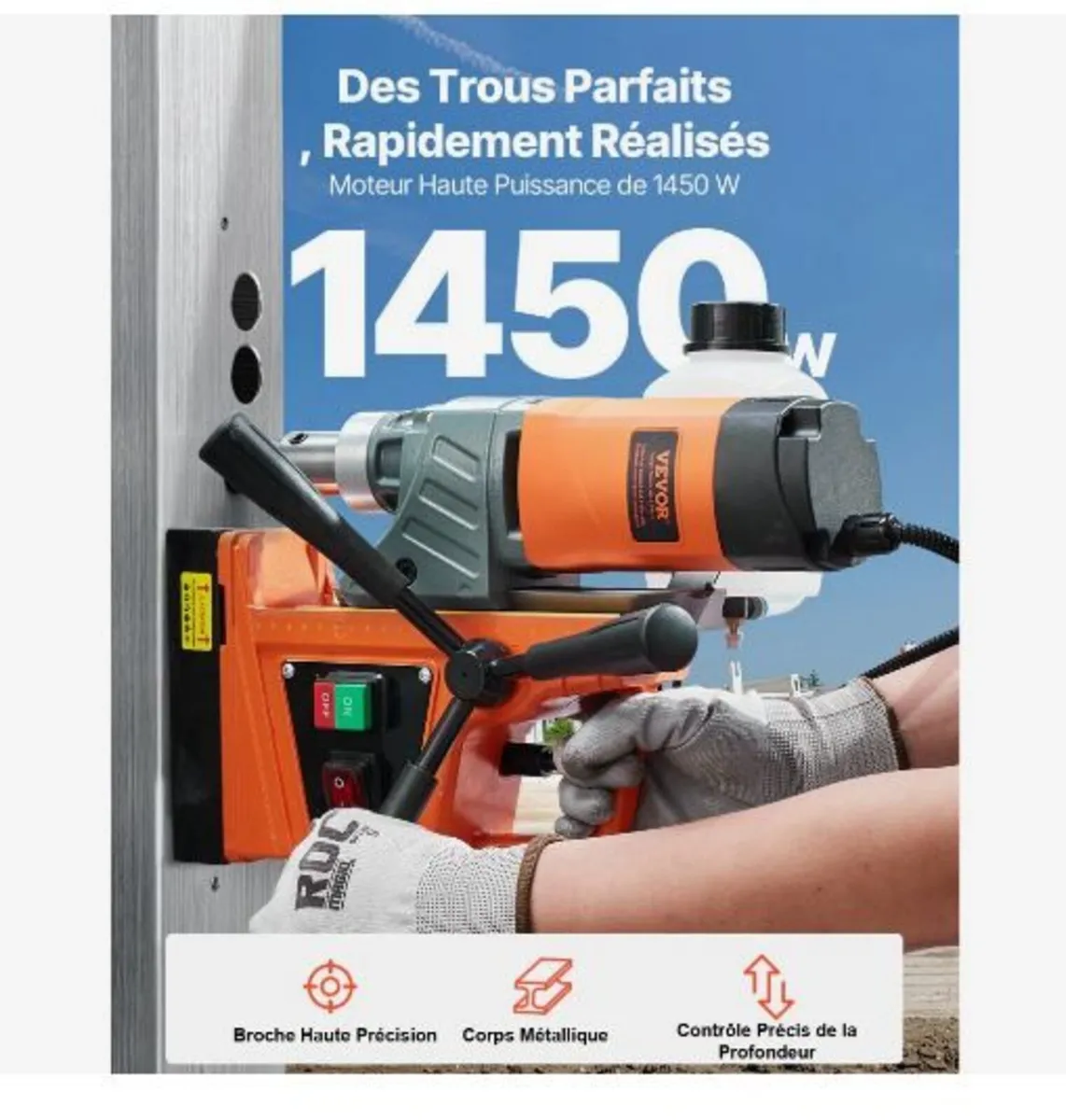 Magnetic Drill, 1450W - Image 2