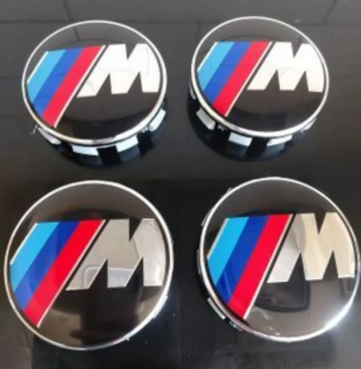 Bmw M Sport Caps (68mm) Free Post - Image 1