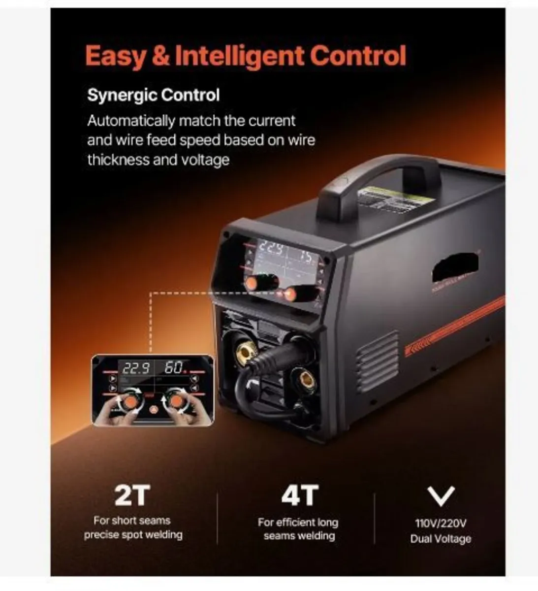 Pro MIG Welder, 250Amp Pluse Mig Welding Machine - Image 4