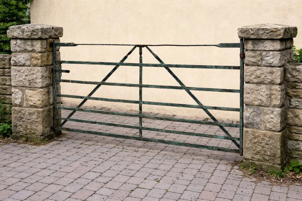 9’farm Gate wrought Iron - Image 1