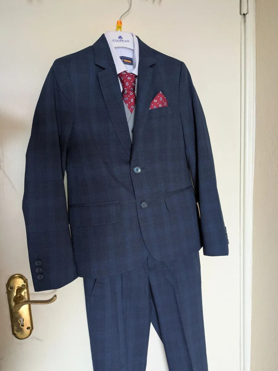 3 Piece Communion Suit with Shirt, Tie & Hanky set - Image 1