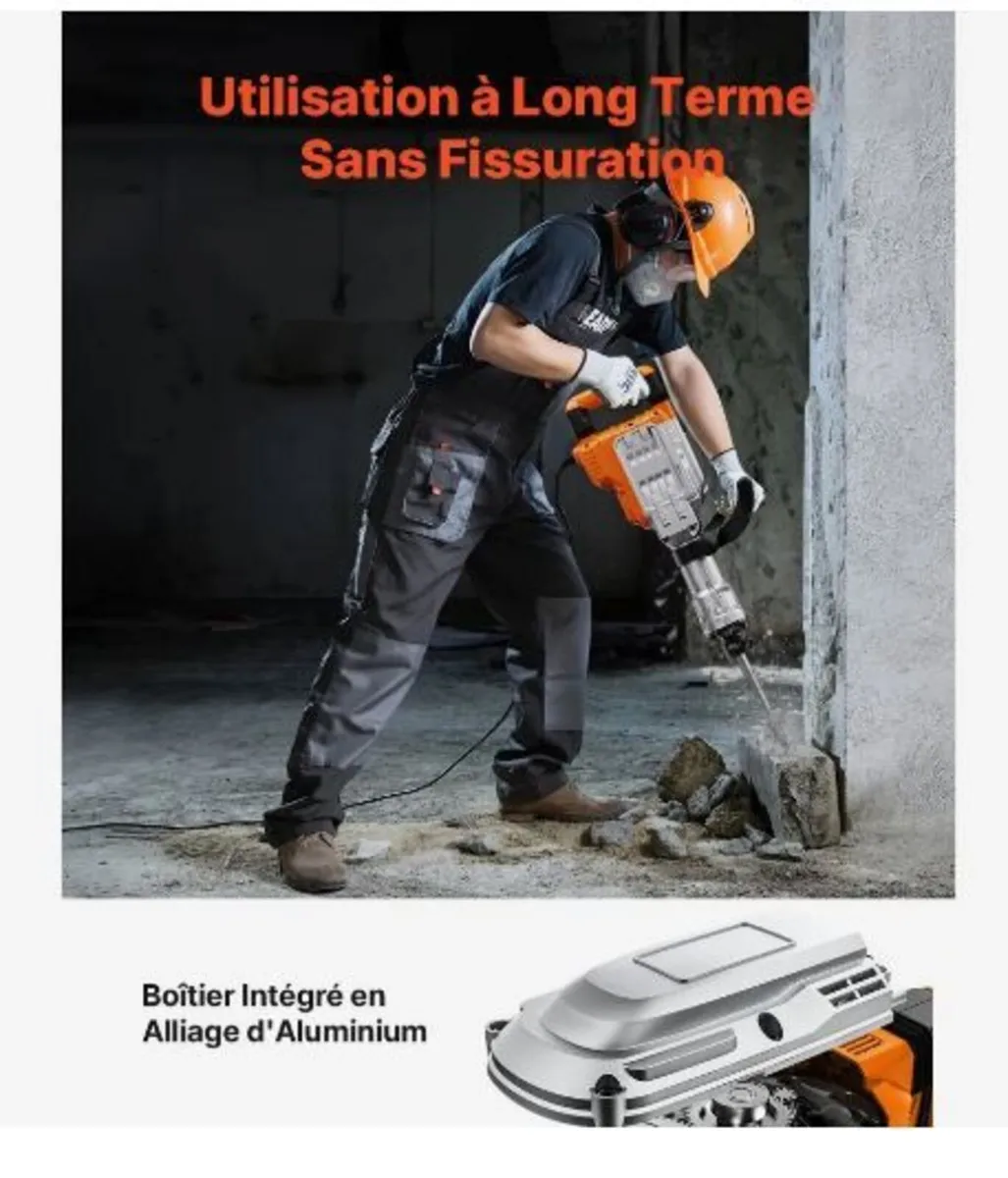 Demolition Jack Hammer, 3500W - Image 4