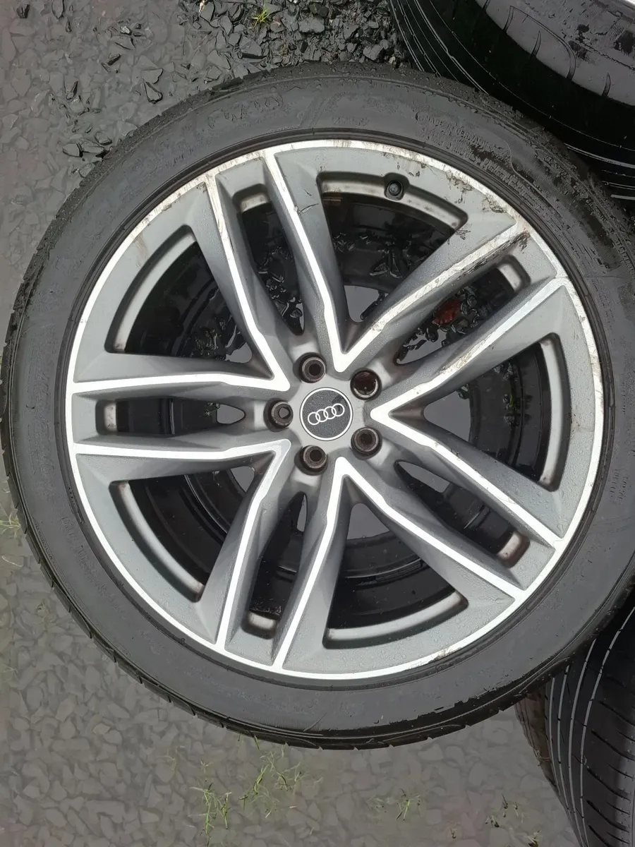 21" Genuine Audi Q7 S Line Alloys with tyres - Image 4