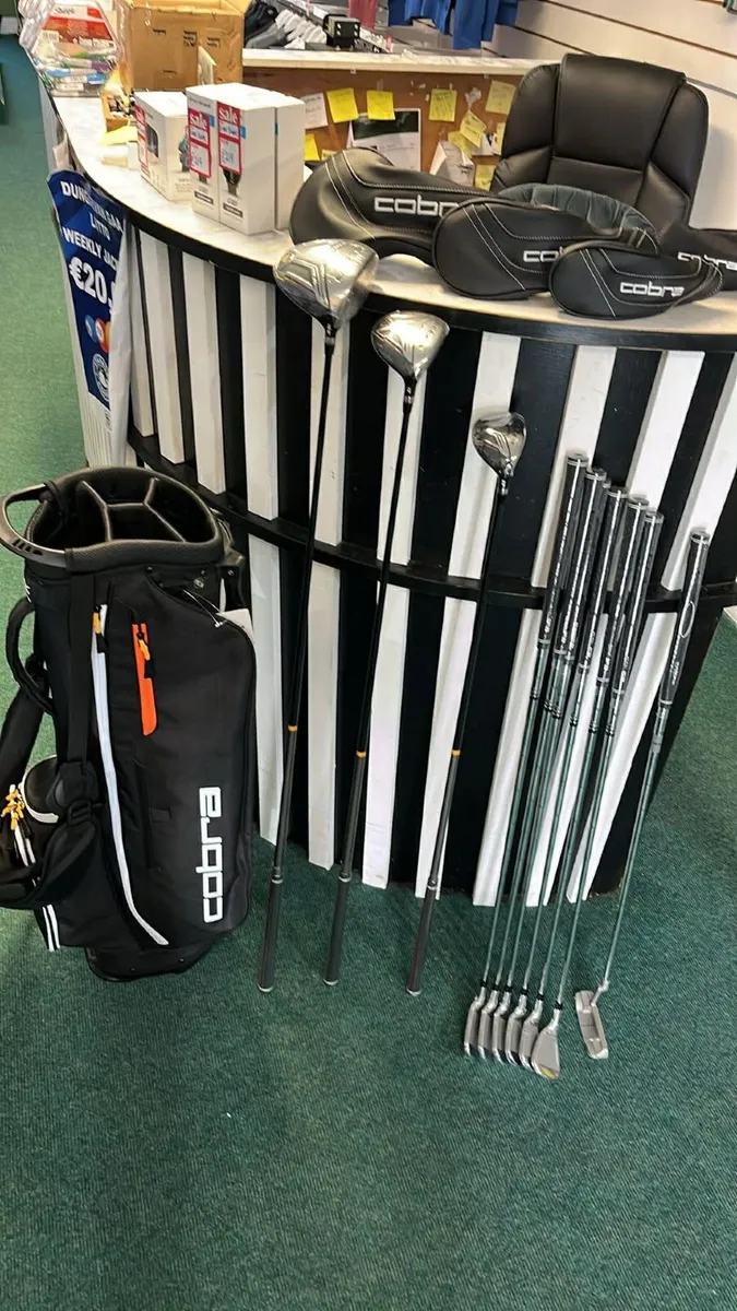 Cobra Fly XL 3 woods,6 iron, Bag,Putter STIFF €799 - Image 1