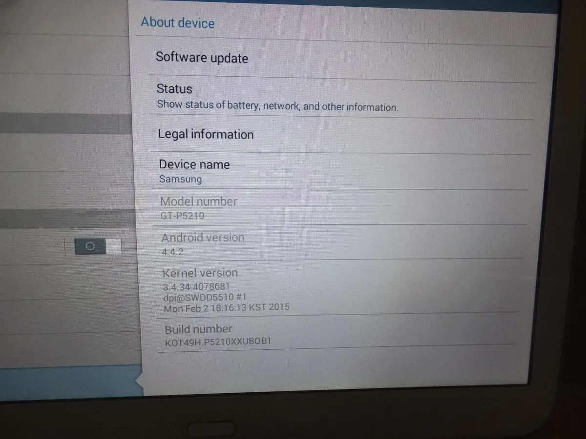 Samsung tablet - Image 3