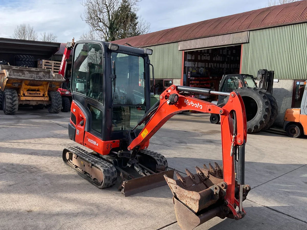 Kubota KX018-4 (Mini Digger) - Image 4