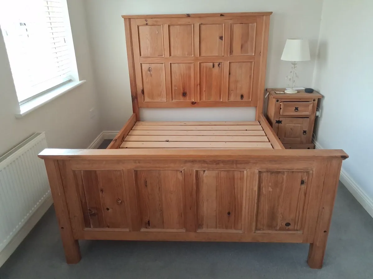 King size bed frame - Image 4