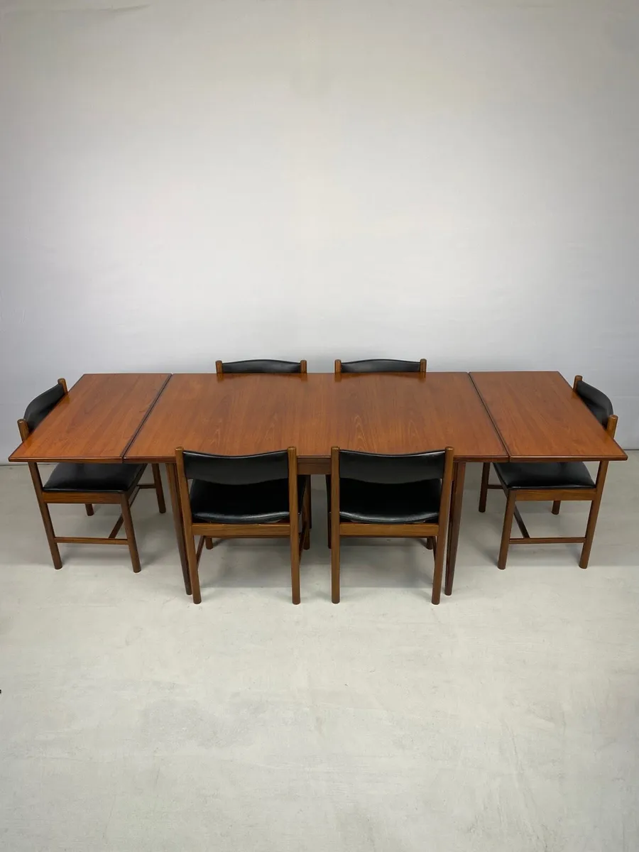 Rare G Plan Mid Century Rectangular Table &Chairs - Image 1