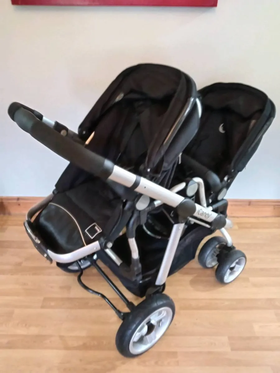 Double Buggy I CANDY-With Car Seats Also €1680 New - Image 4