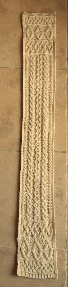 Arancrafts Marino Wool Scarf & Aran Wool Hat - Image 3