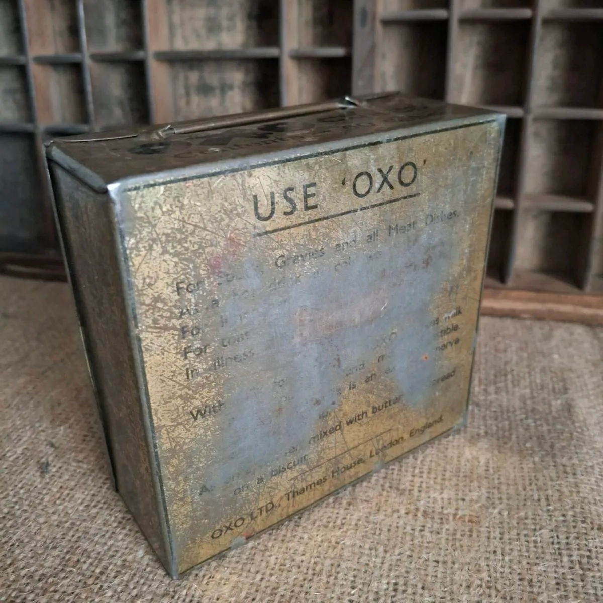 Oxo Cubes Advertising Tin - Image 4