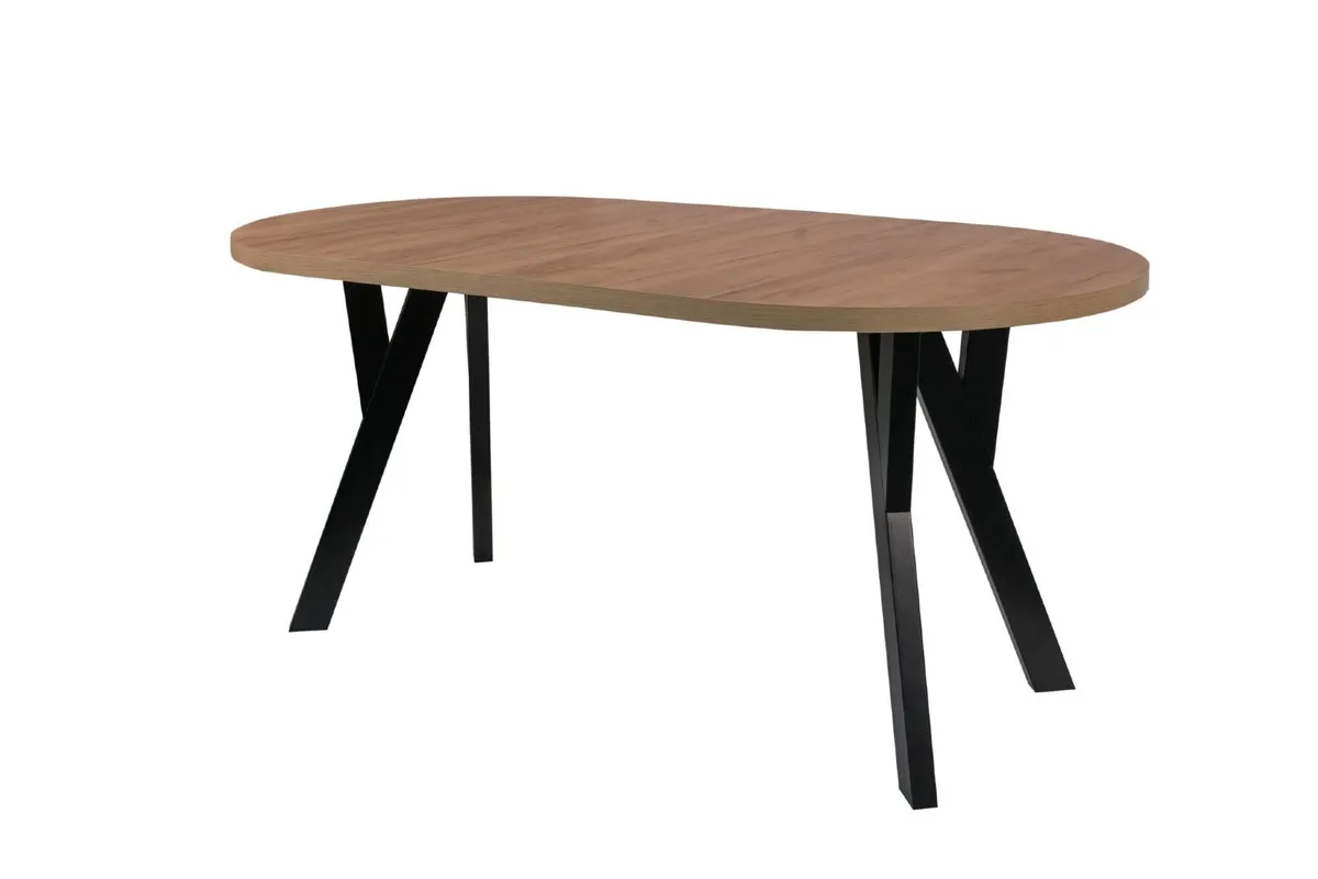 Modern Oak Extendable Dining Table 100cm to 180cm - Image 4