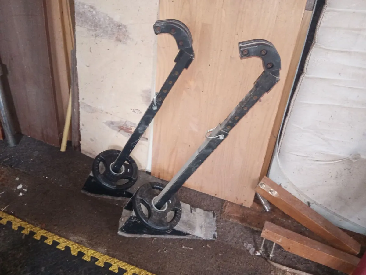 Olympic bumper plates set 295kg, bench, BBs etc - Image 3