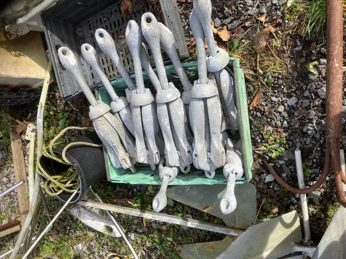 BOAT ANCHORS ALL TYPES AND WEIGHTS €10-60 - Image 1