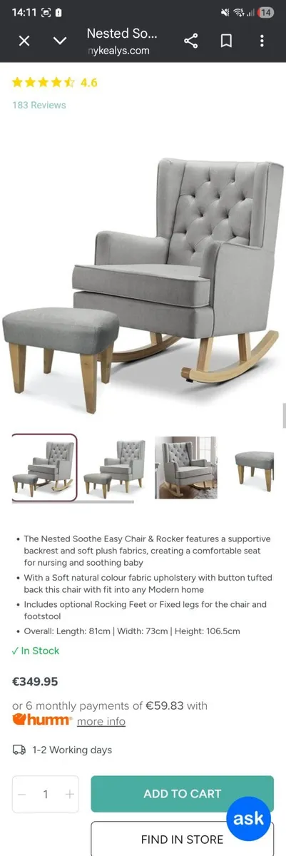 Nursing Chair - Image 1