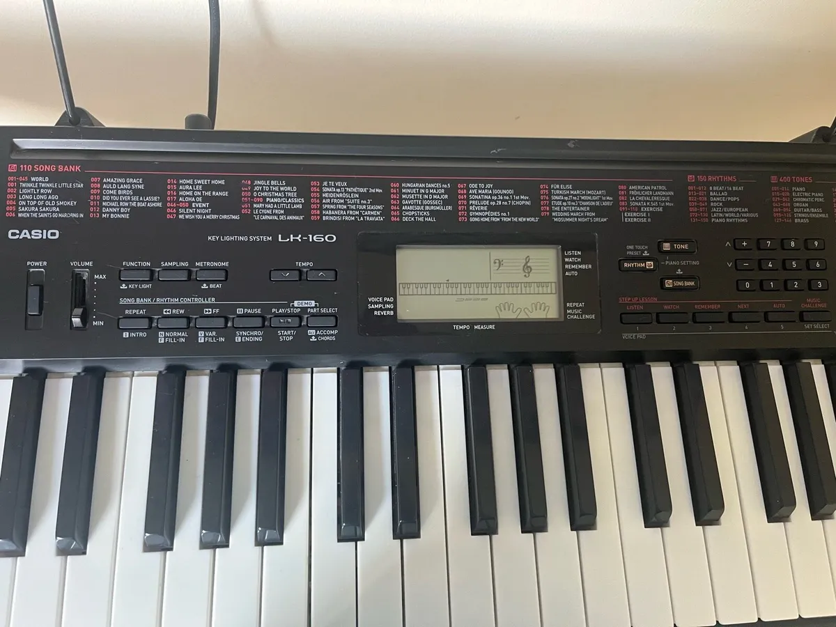 casio piano keyboard with stand and user guide - Image 4