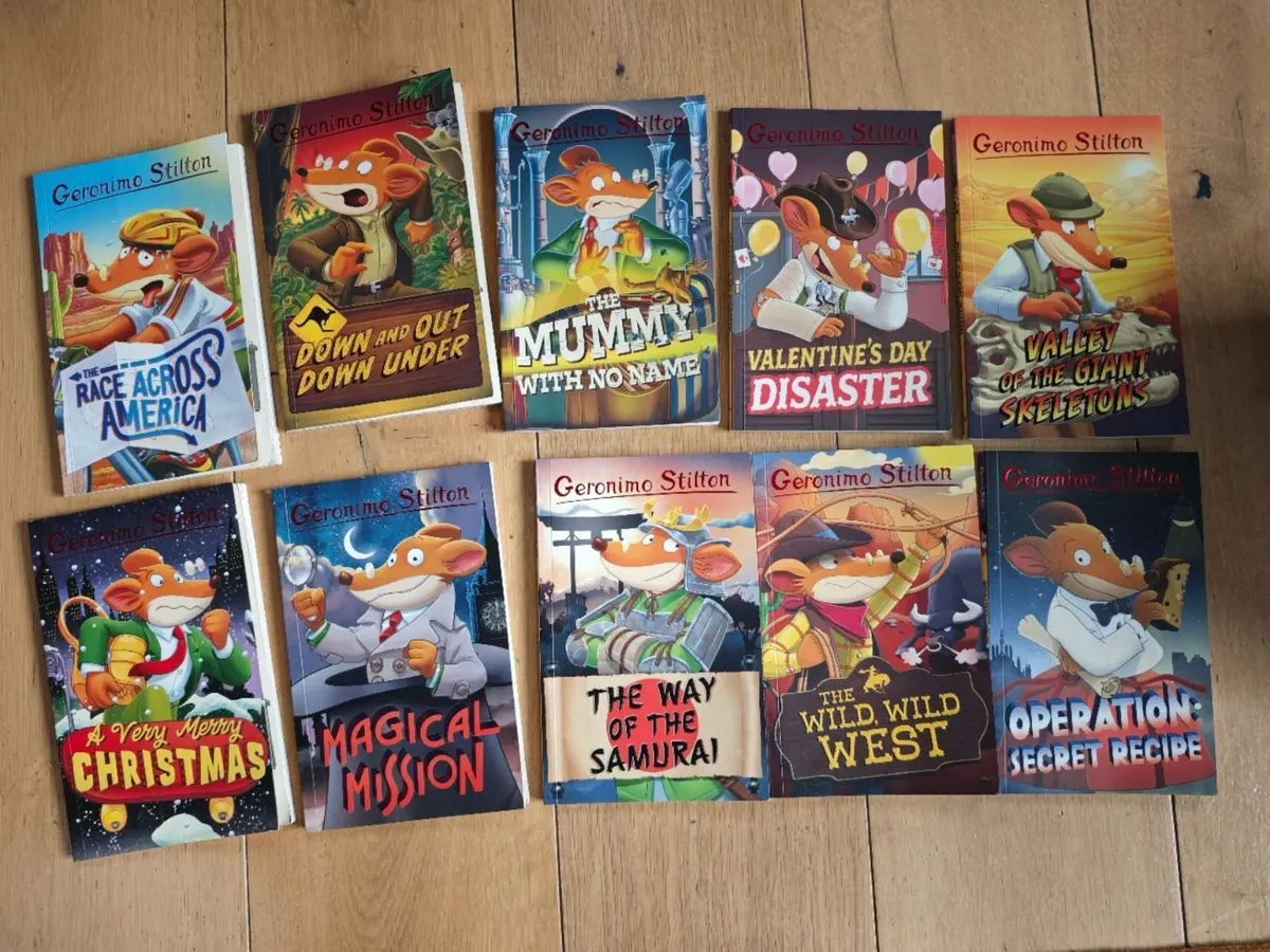 8 books of Geronimo Stilton, used, free post - Image 1