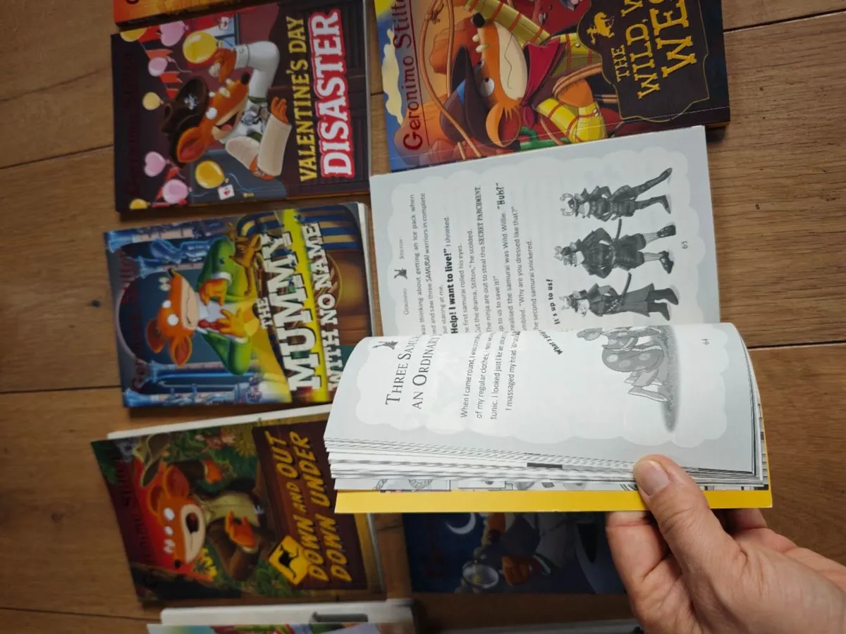 8 books of Geronimo Stilton, used, free post - Image 3