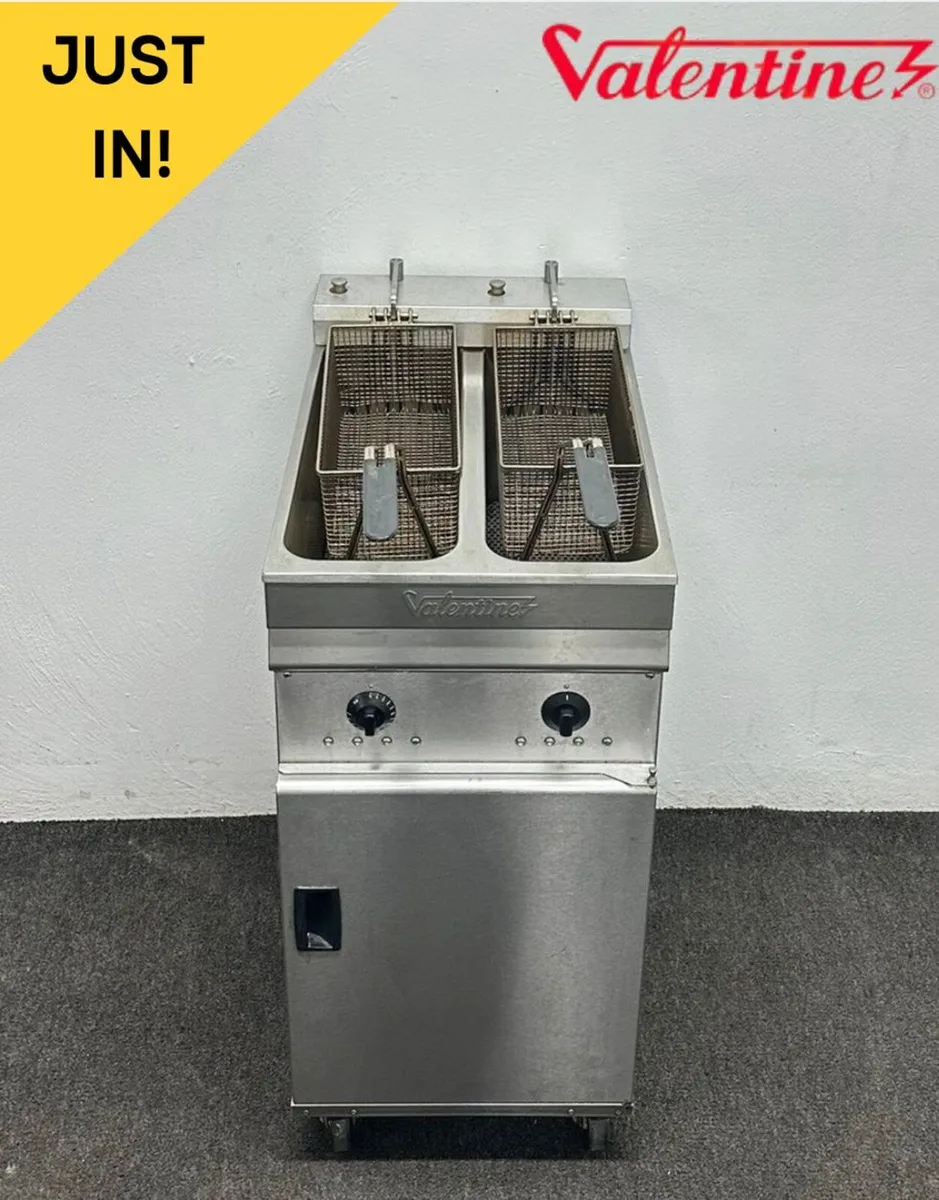 PROFIT NOW, BUY LATER: Used Valentine Twin Fryer - Image 1