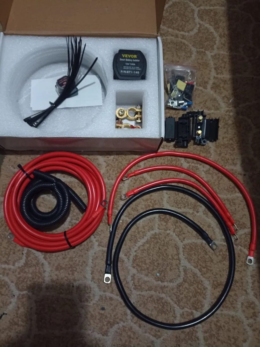 12V 140A Split charge relay Kit for camper van - Image 1