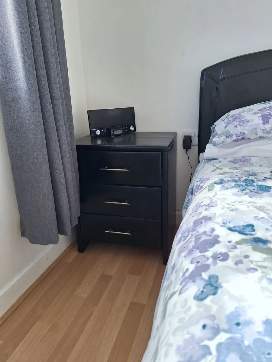 Bedside Lockers (Leather Effect) - Image 2