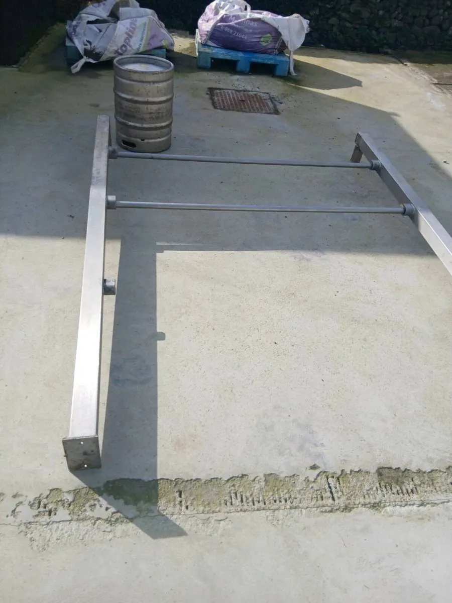 Stainless steel butcher racking deer - Image 2