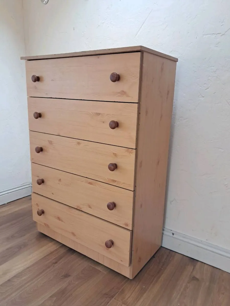 Chest of drawers, bedside locker, set of drawers - Image 1