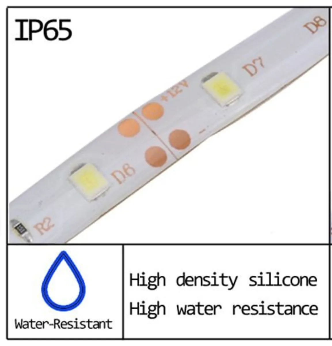 5 meter 12V LED strip for camper van boat - Image 2