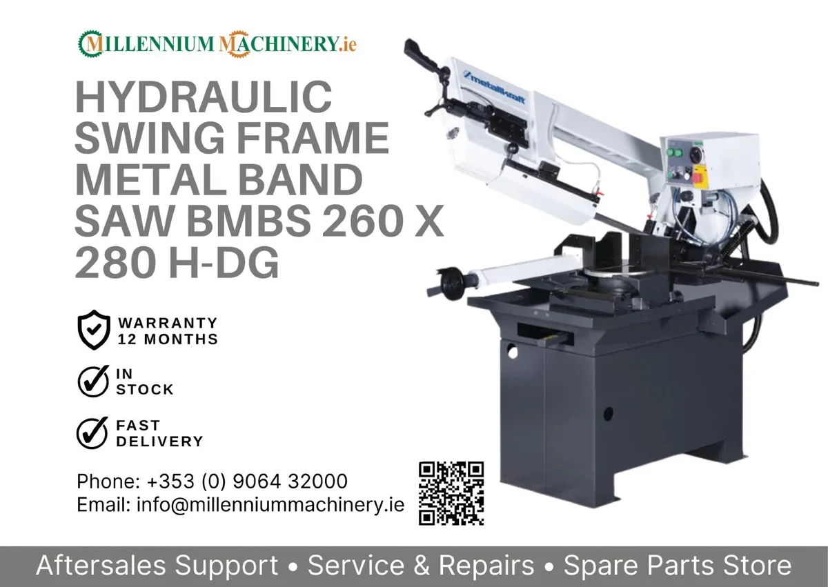 Hydraulic swing frame metal band saw BMBS 260 x 28