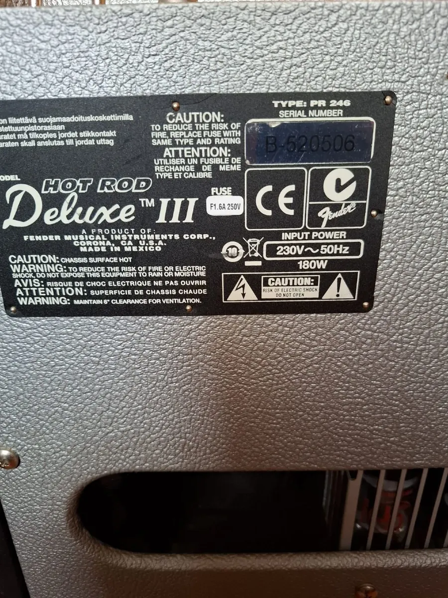 Fender Hot Rod Deluxe III "Silver Noir Two-Tone" - Image 2