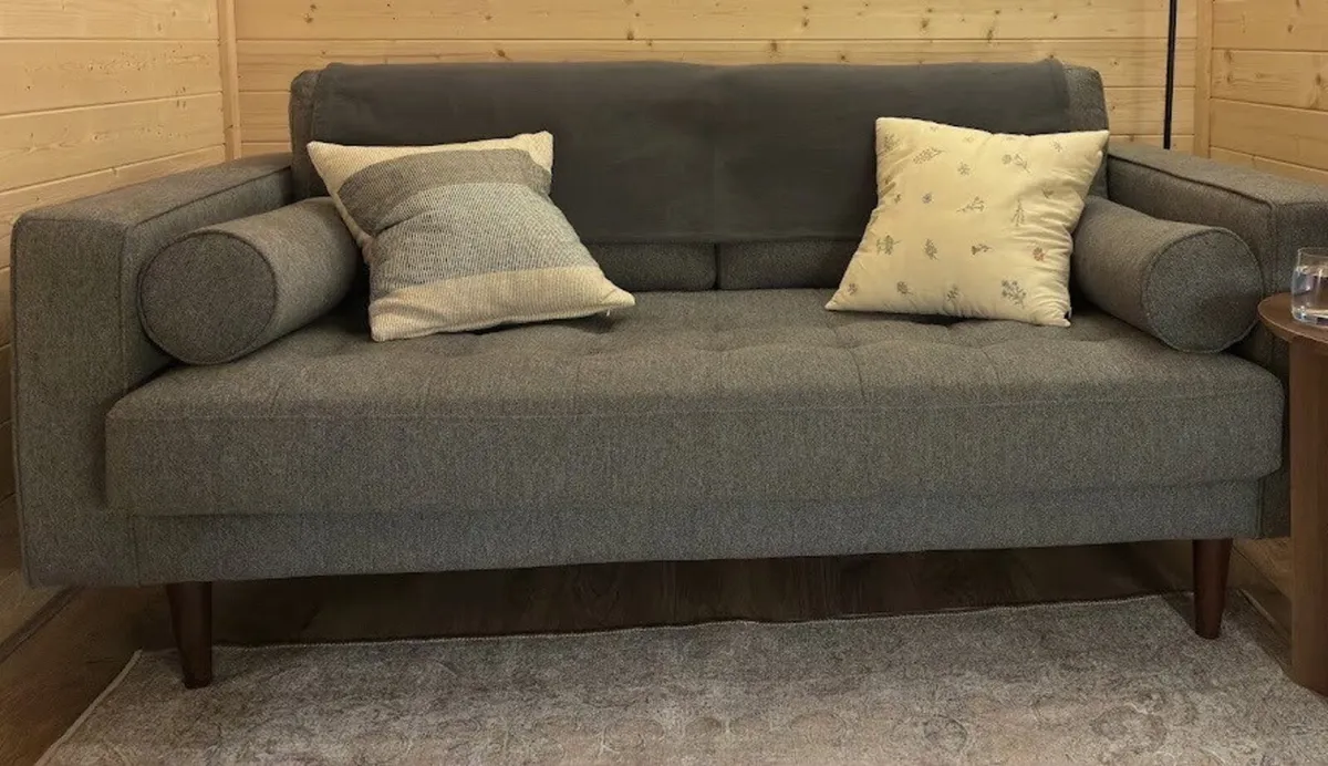 Two Seater Couch and Armchair - Image 2