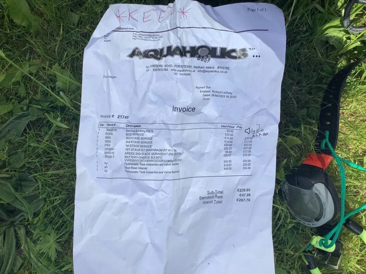 Scuba diving equipment - Image 1