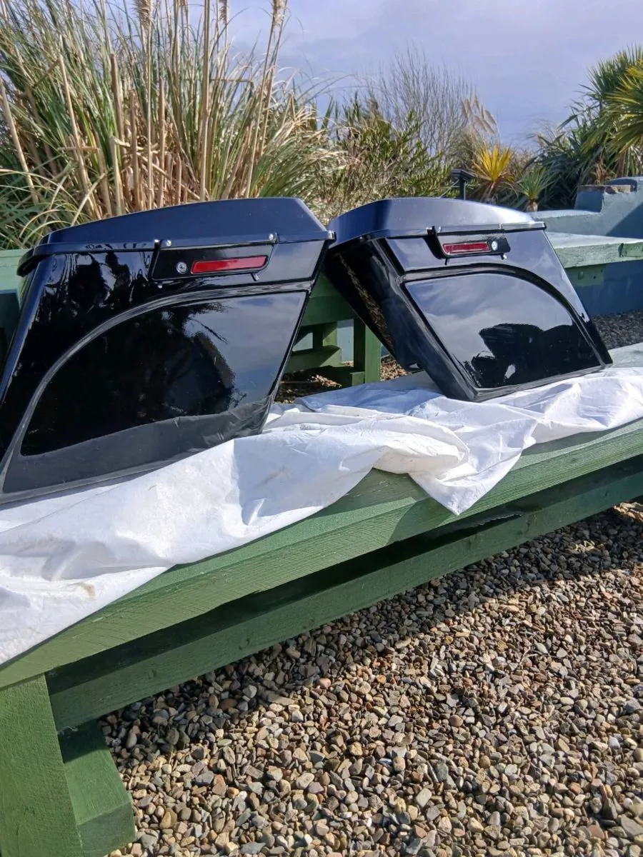 Harley Touring custom Boxes New - Image 1