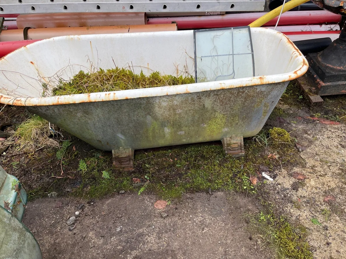 Cast iron fountain and bath - Image 1