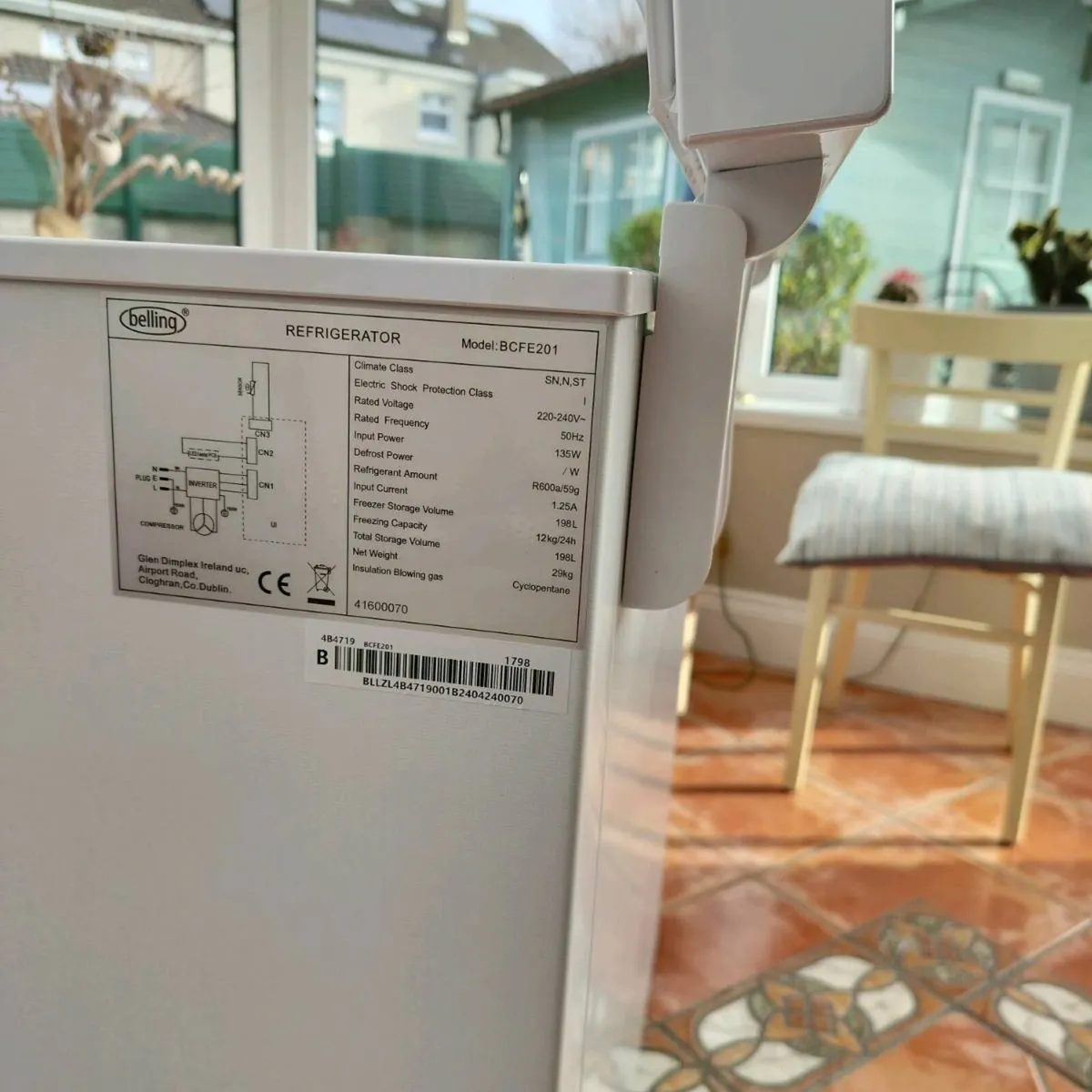 Belling Chest Freezer - Image 3