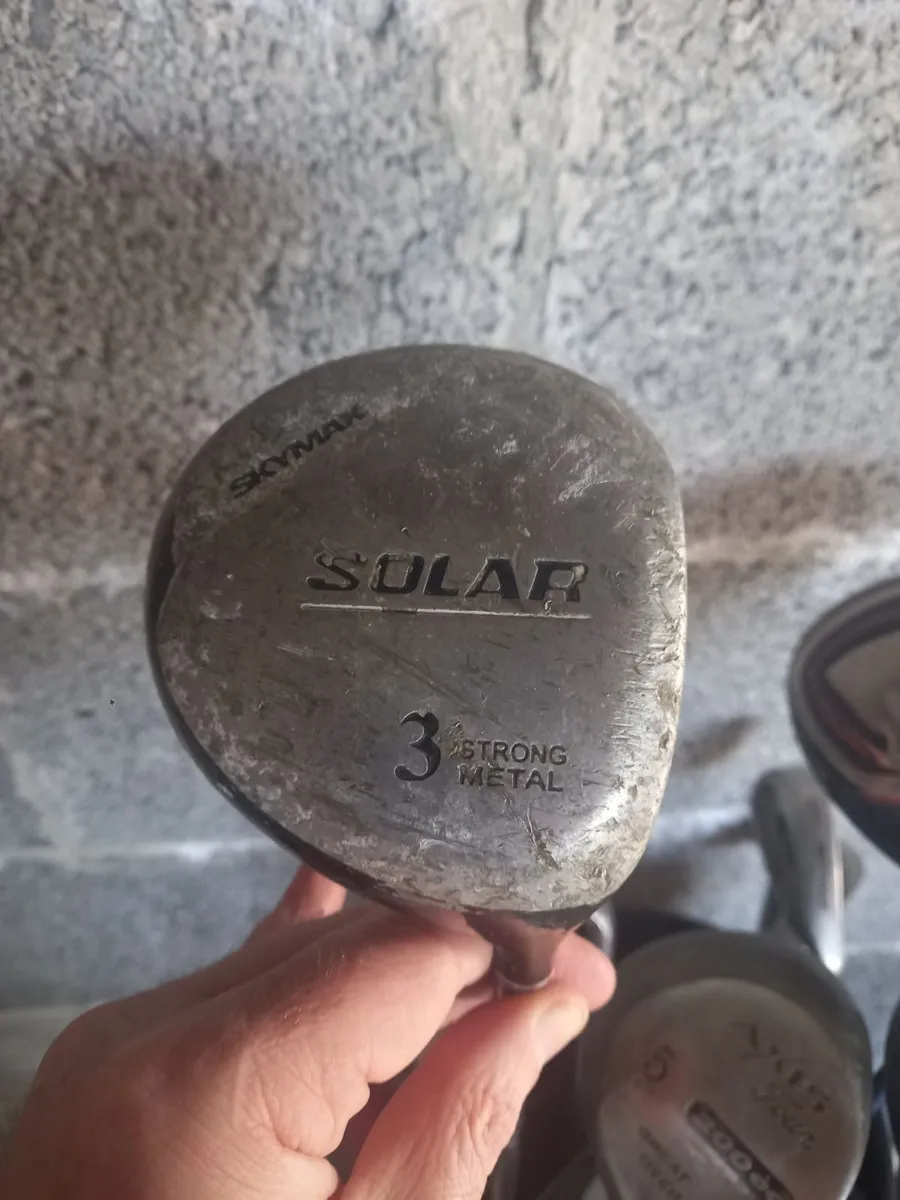 Golf clubs bag trolly shoes - Image 4