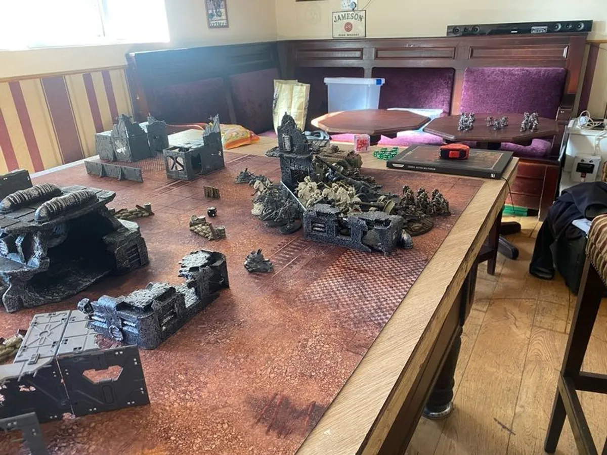 warhammer terrain set sewage/ruin city - Image 4