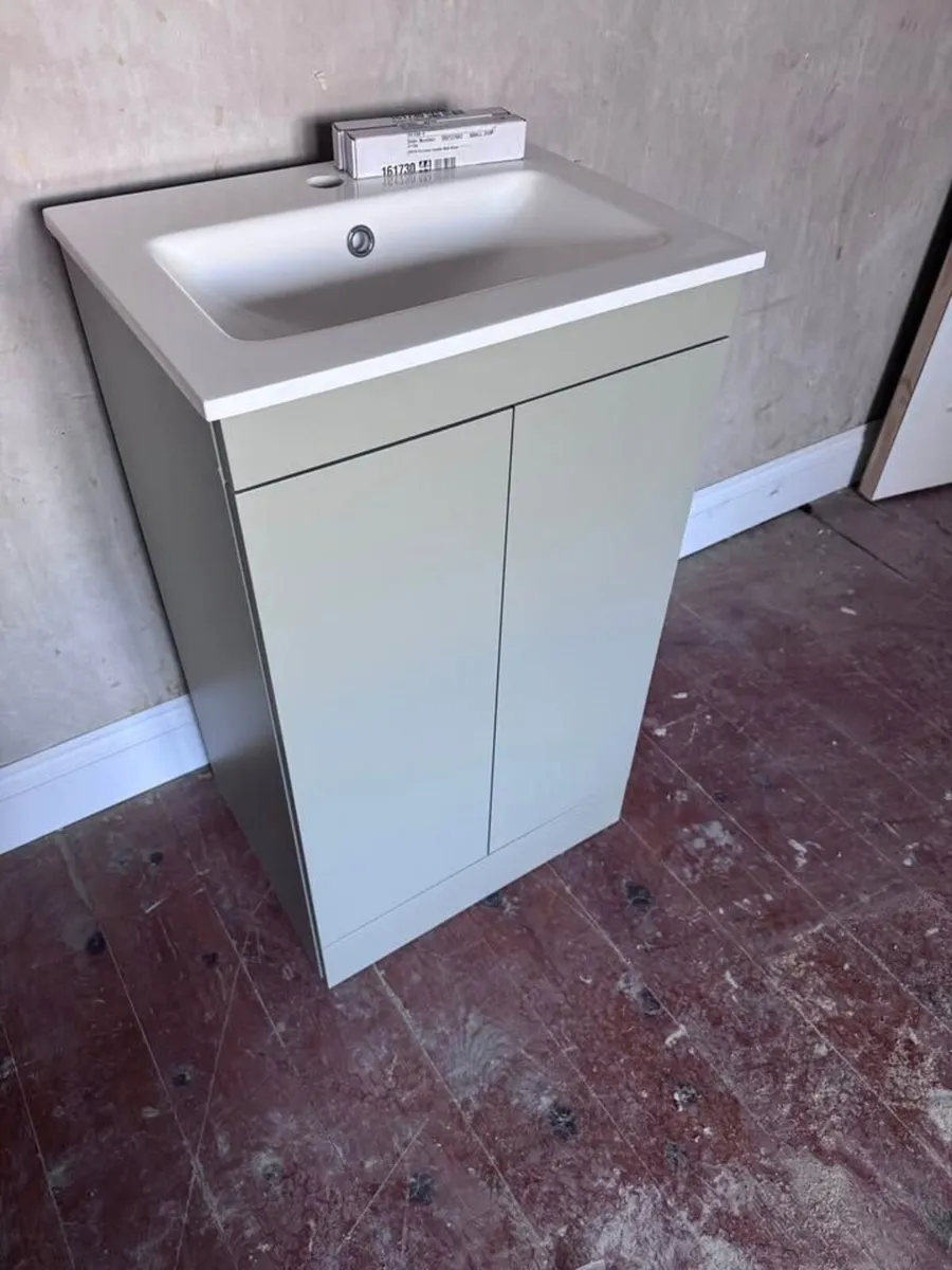 Corta Freestanding Bathroom Vanity Unit - 50cm - Image 2
