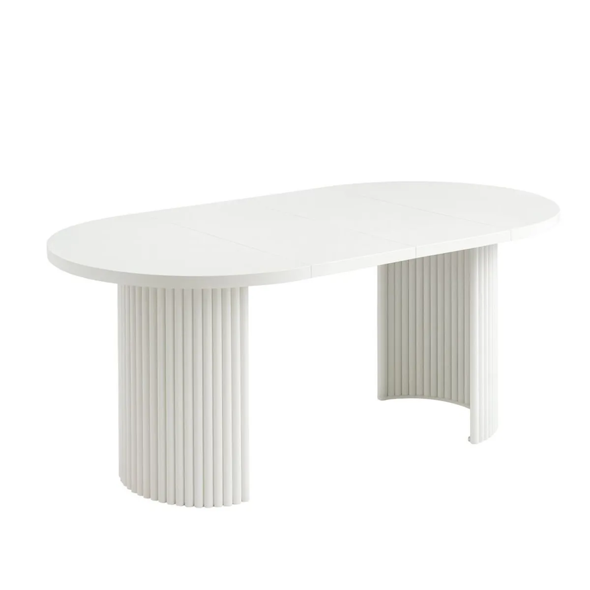 Extendable Dining Table 100-180 with the metal bas - Image 4