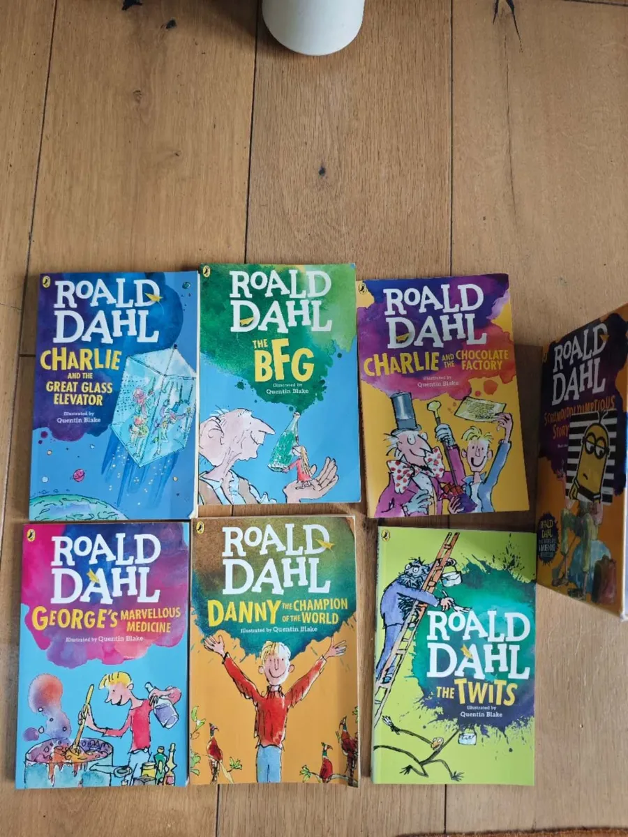 6 books of Roald Dahl, used, free post in Ireland - Image 1