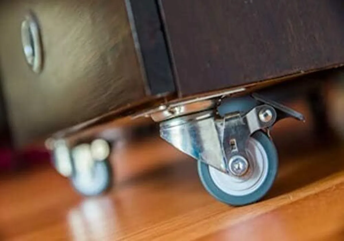 Heavy-Duty 50mm Castor Wheels with Screws - Image 2