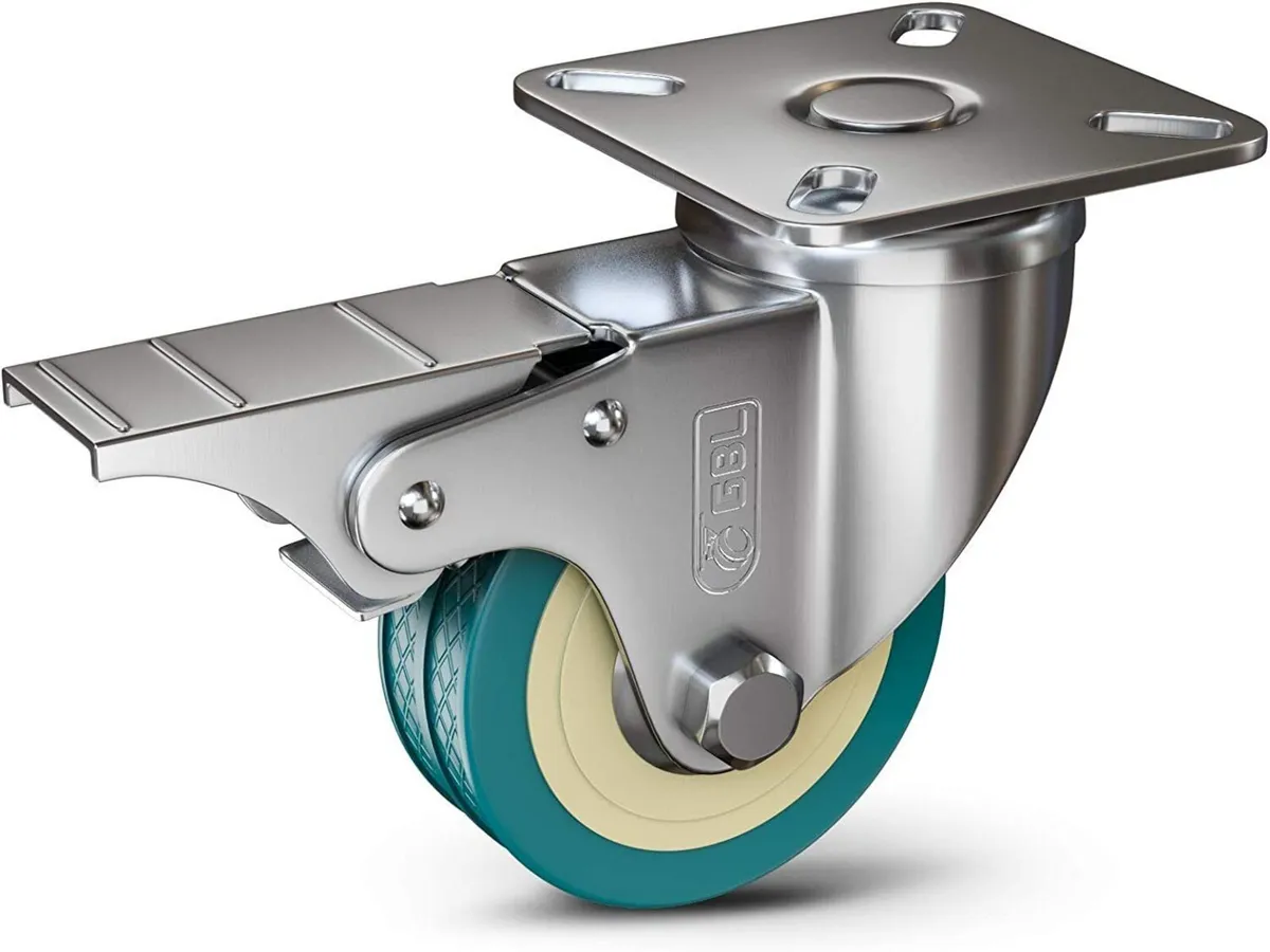 Heavy-Duty 50mm Castor Wheels with Screws - Image 4