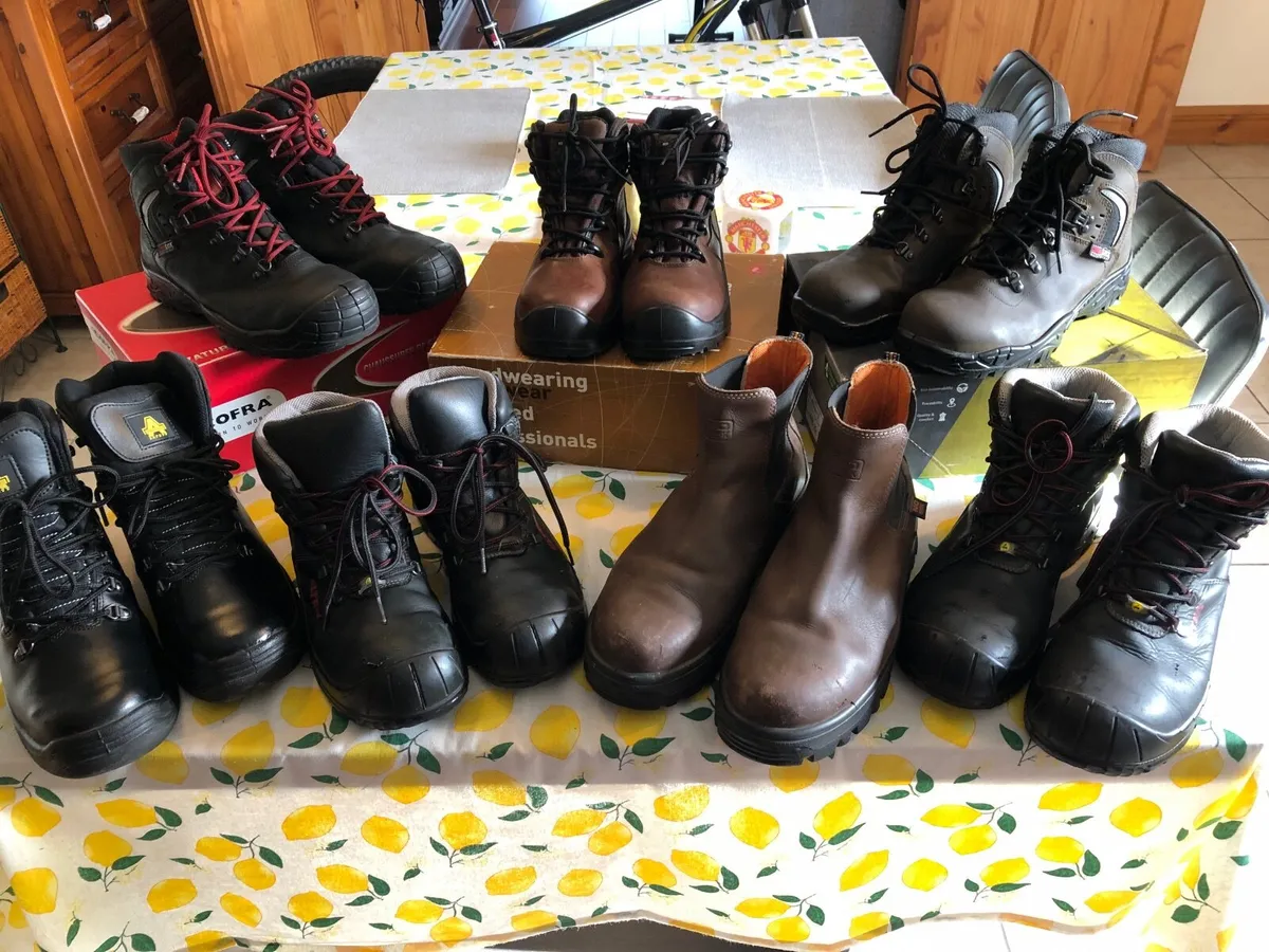 Work boots New and Used various sizes. - Image 1