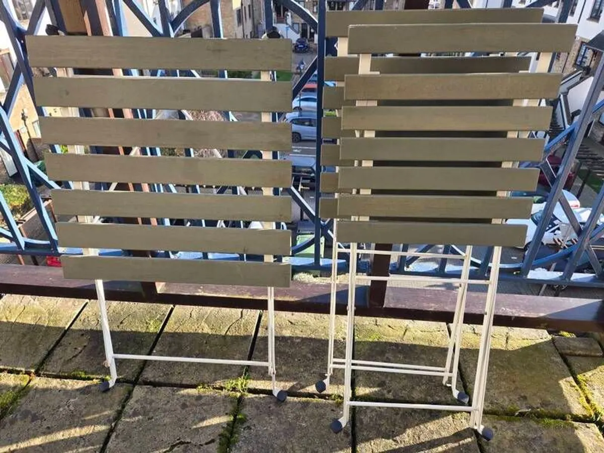 Garden Balcony Table and Chairs - Image 2