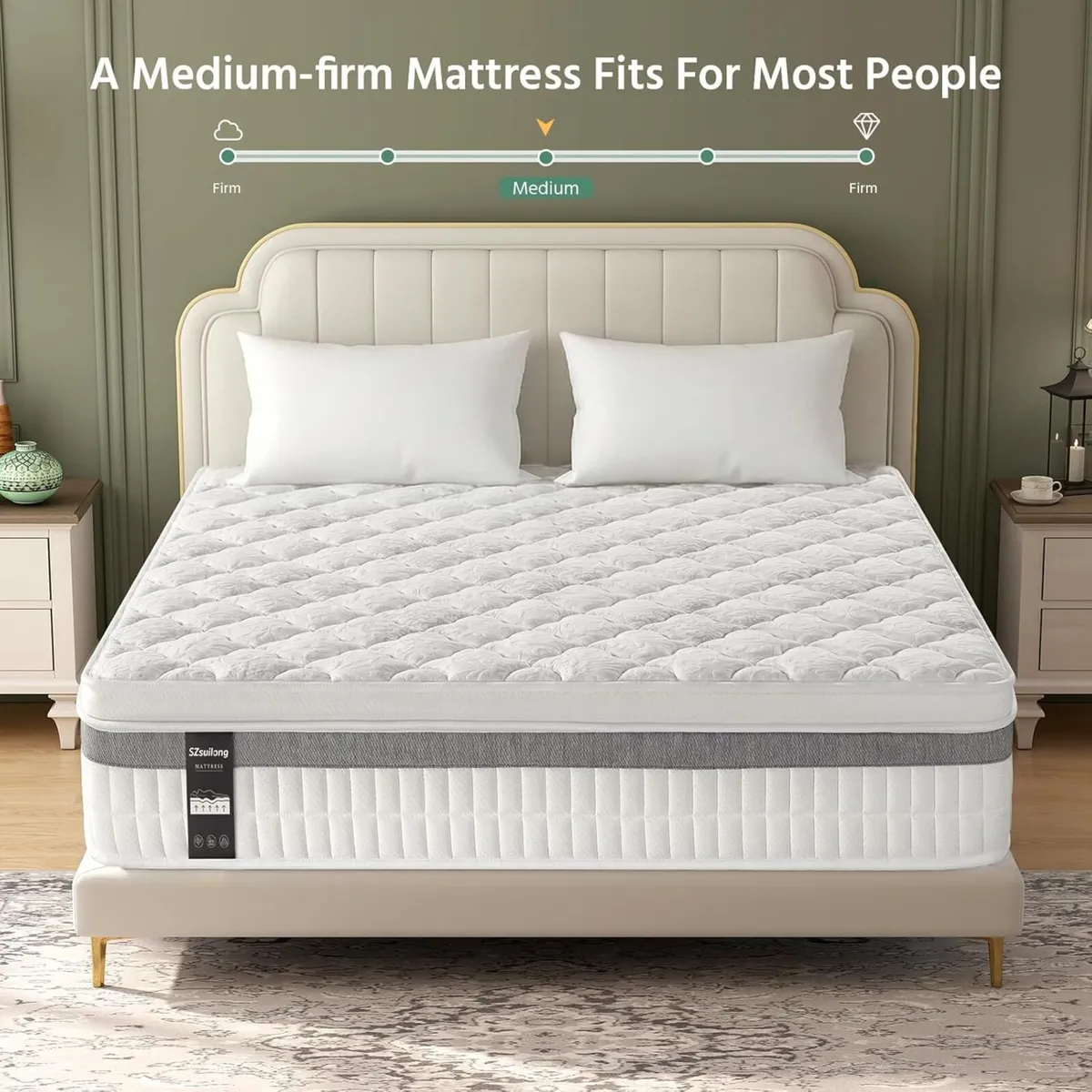 3ft Single Mattress 11 inch Hybrid Mattresses - Image 4