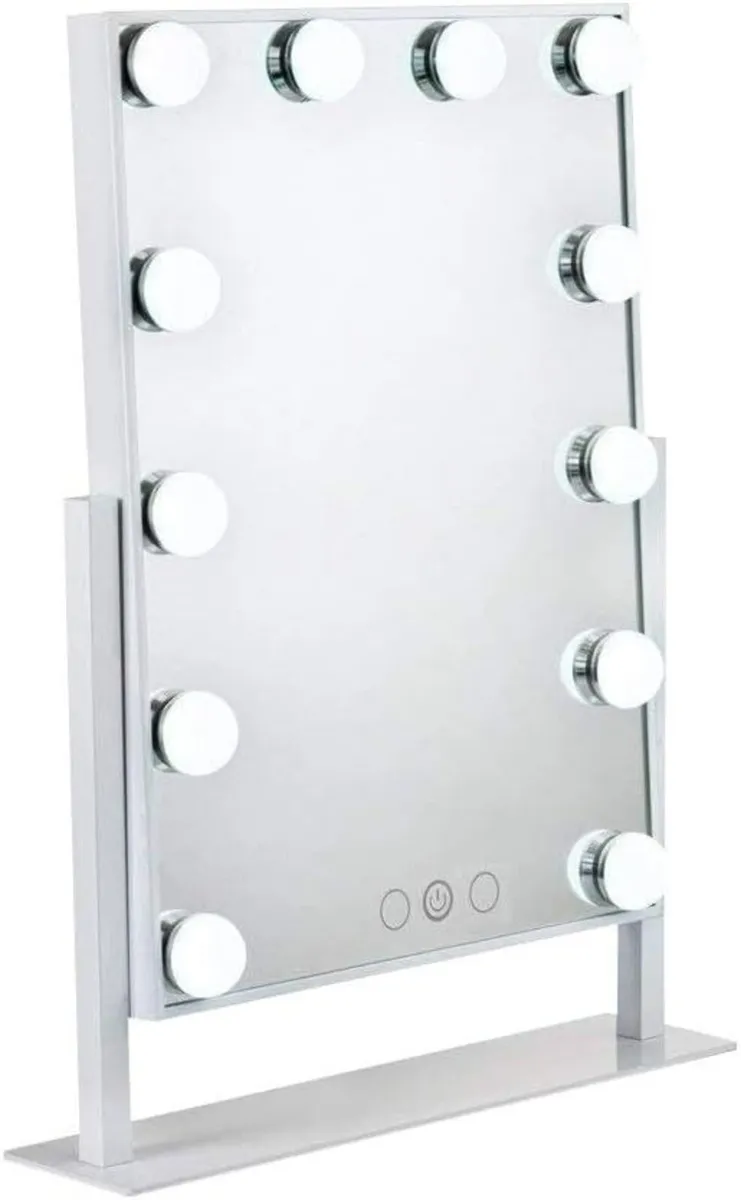 Hollywood Lighted Vanity Mirror with LED Lights - Image 1