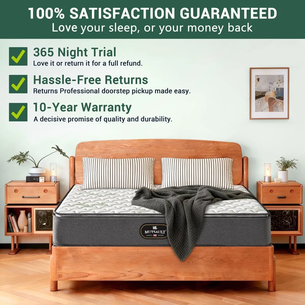 Single Mattress 3FT for Back Pain Relief Luxe - Image 2