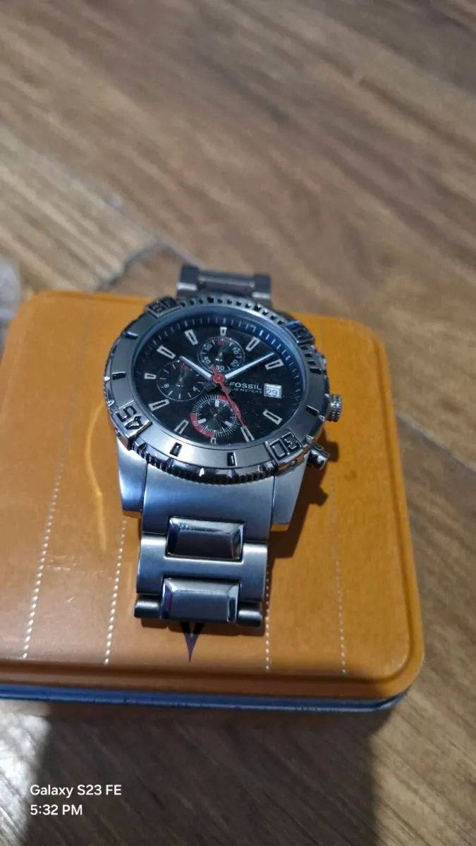 FOSSIL WATCH, Fossil Blue, Mens Diver Style Watch, - Image 1