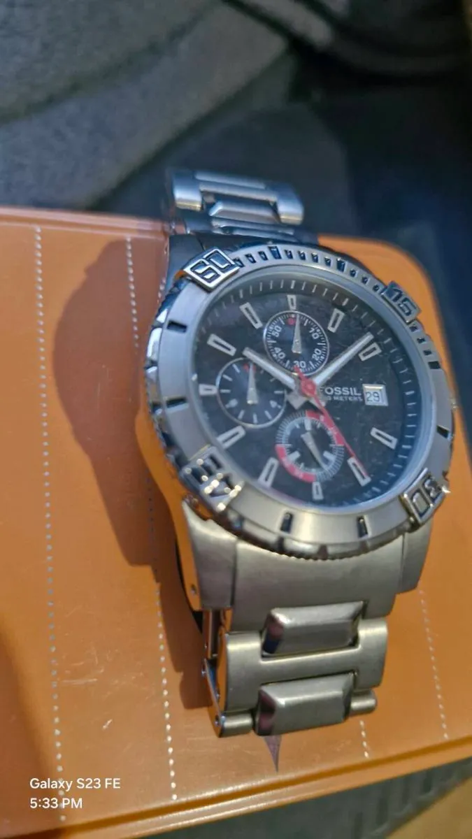 FOSSIL WATCH, Fossil Blue, Mens Diver Style Watch, - Image 4